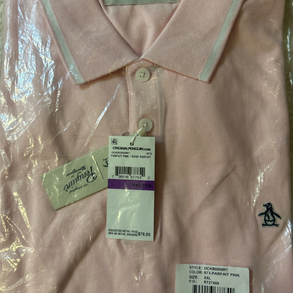 PENGUIN POLO SHIRT Munsingwear  MEN SIZE XXL (stripe)